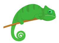 Reptiles Chameleon Clipart Clipart - Clip Art Pictures - Graphics 