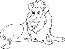 Free Lion Outline Cliparts, Download Free Clip Art, Free ...