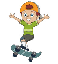 Sports Clipart - Free Skateboarding Clipart to Download