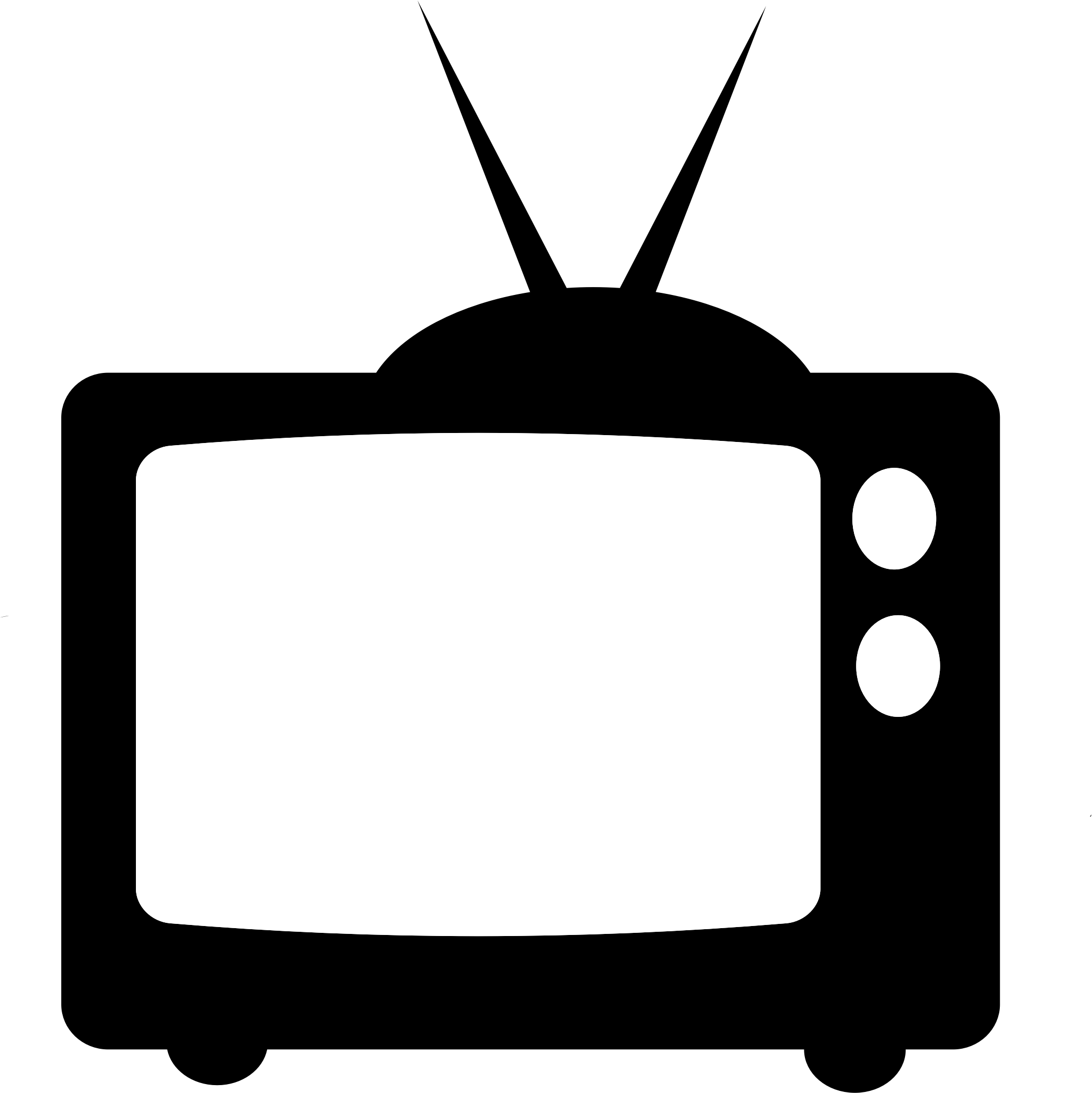 Television clip art free clipart images 