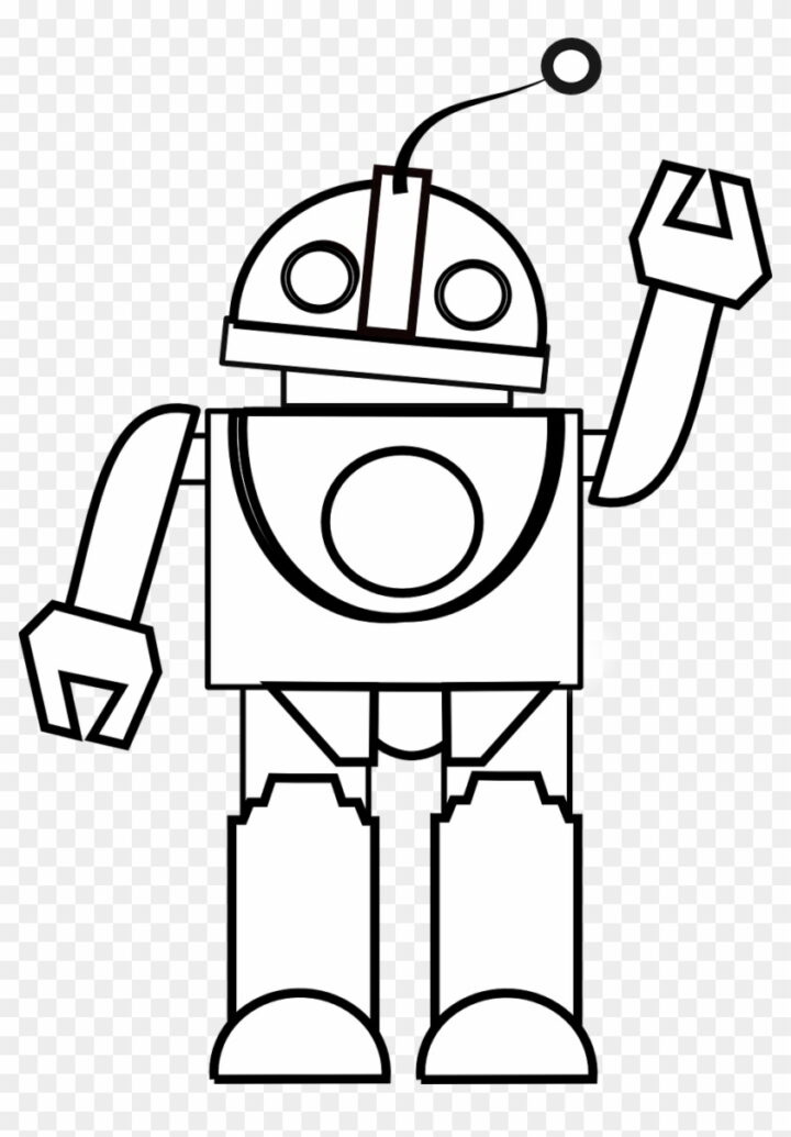 Toy Clipart Black And White Robot Black And White Clipart Image 