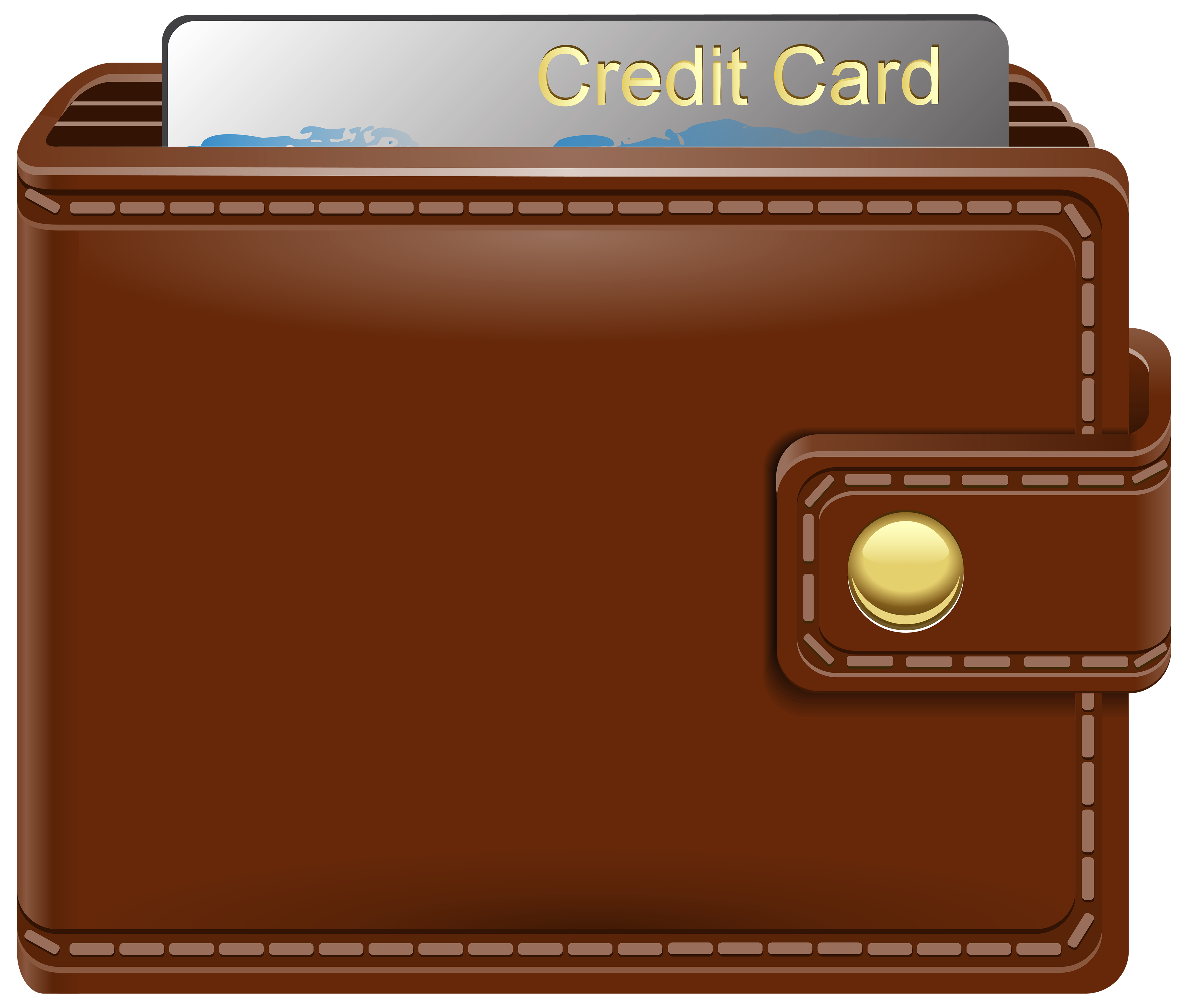 Wallet with Credit Card PNG Clipart - Best WEB Clipart