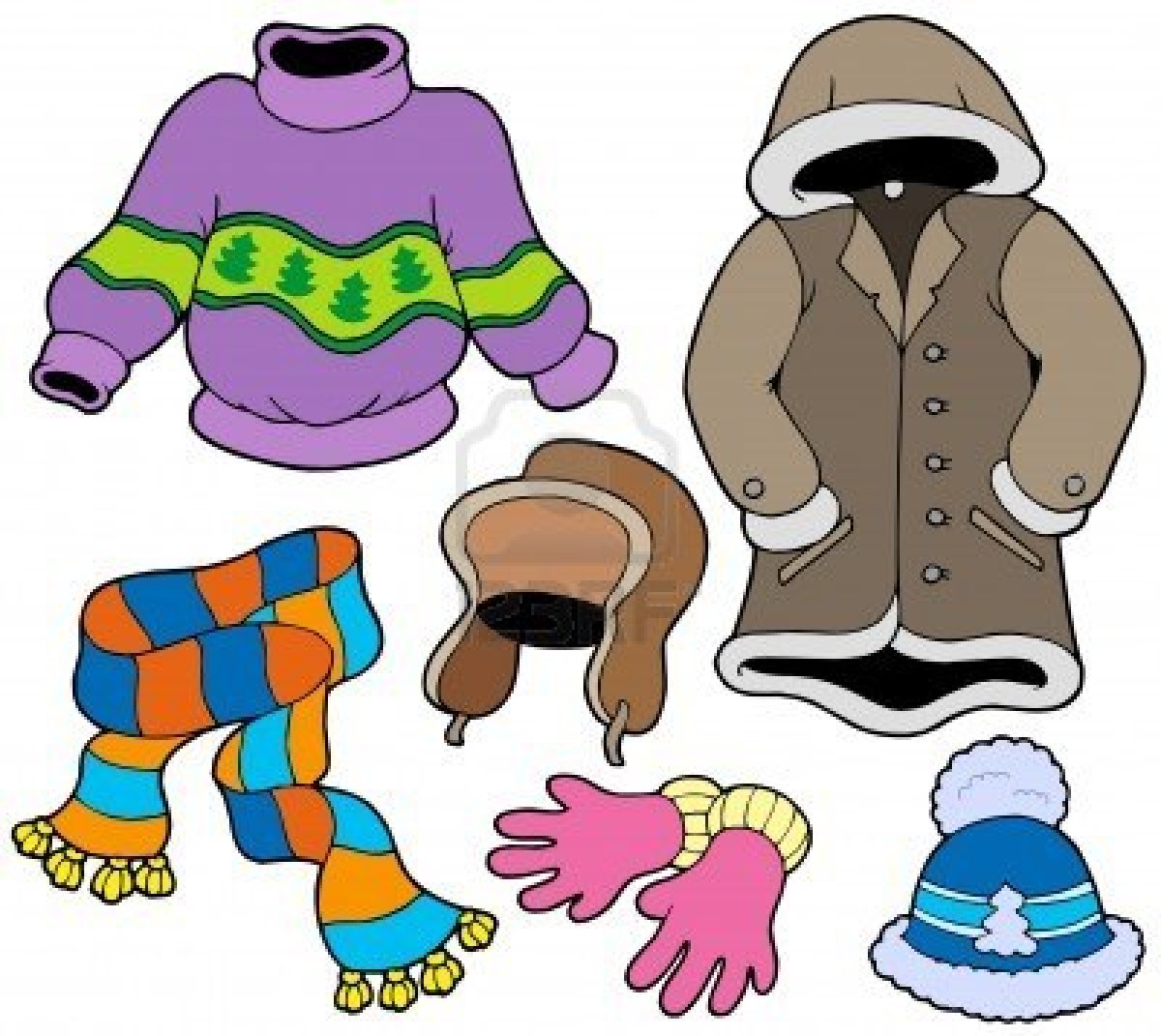 Clothes For Windy Day Clip Art Library