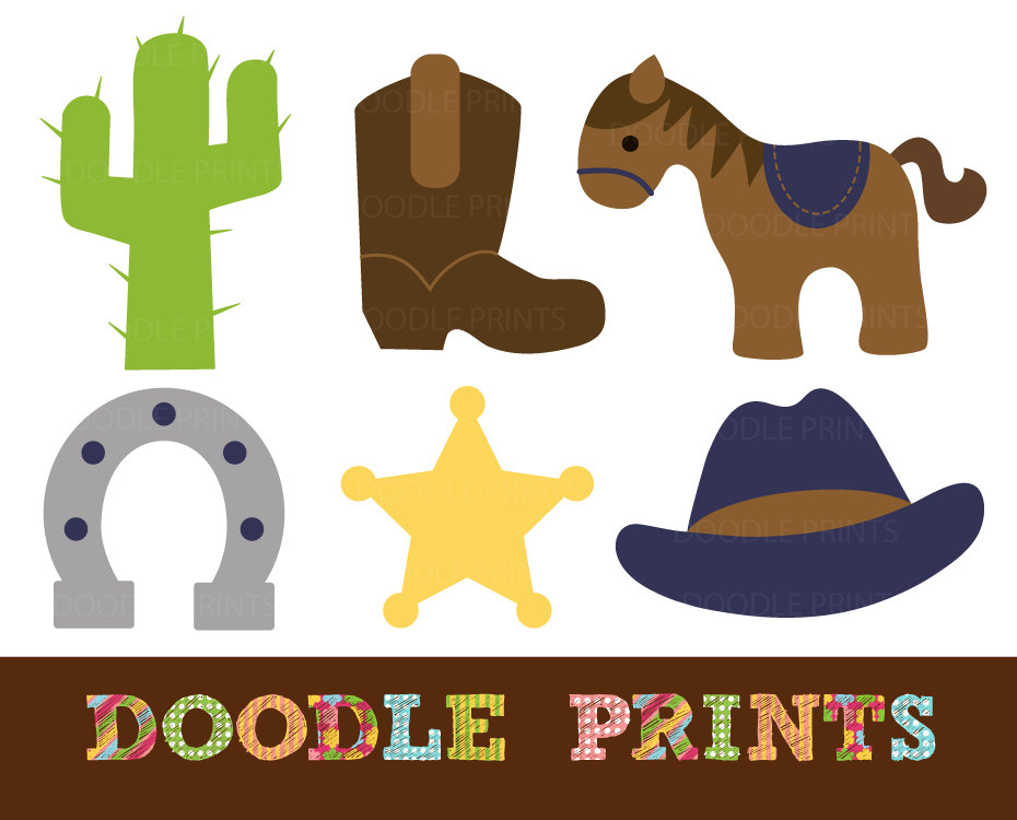 Western clip art printable free clipart images 3 
