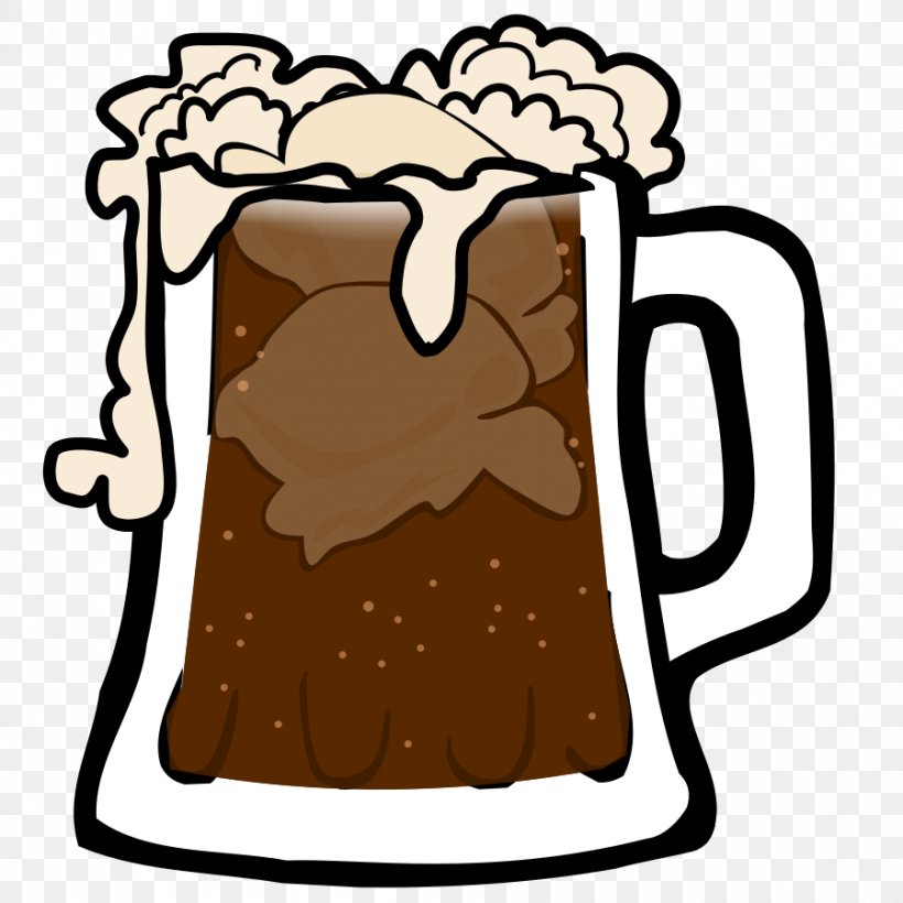 AW Root Beer Beer Glassware Clip Art, PNG, Beer 