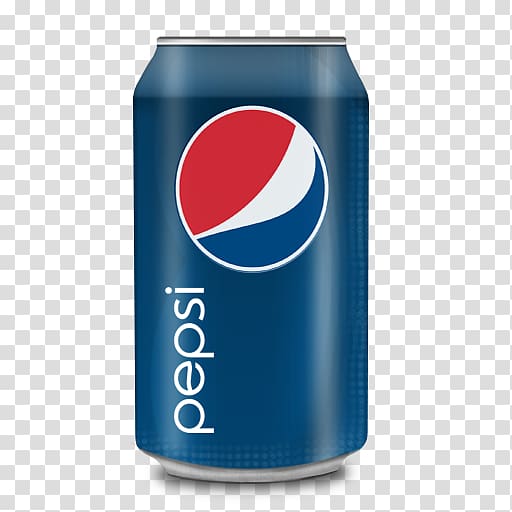 Pepsi beverage can illustration, aluminum can soft drink, Pepsi 
