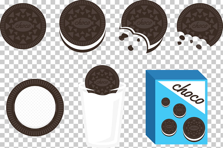Android Oreo , Oreo cookies illustration, choco biscuit PNG 