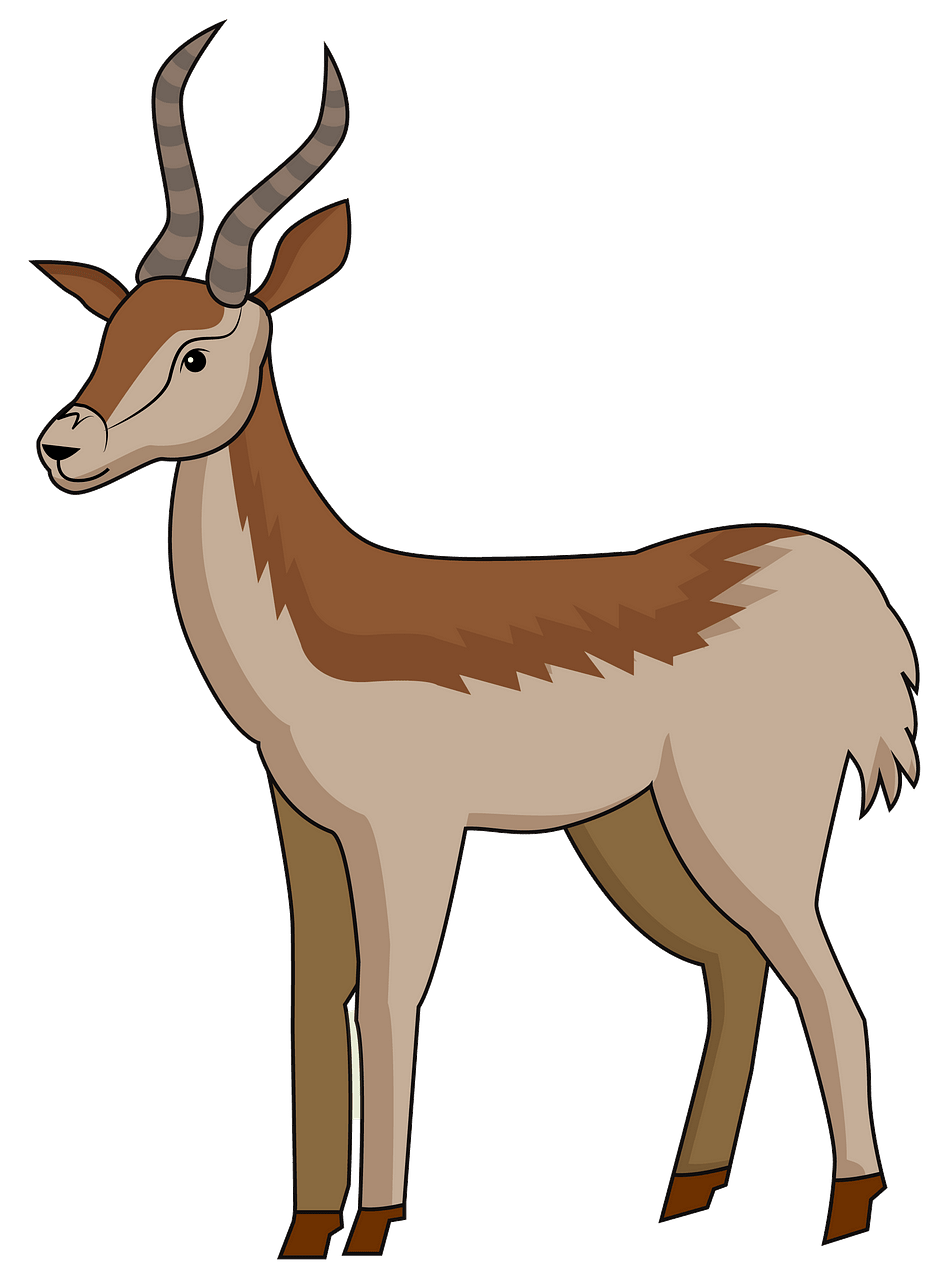 Clip Arts Related To : antelope clipart. 