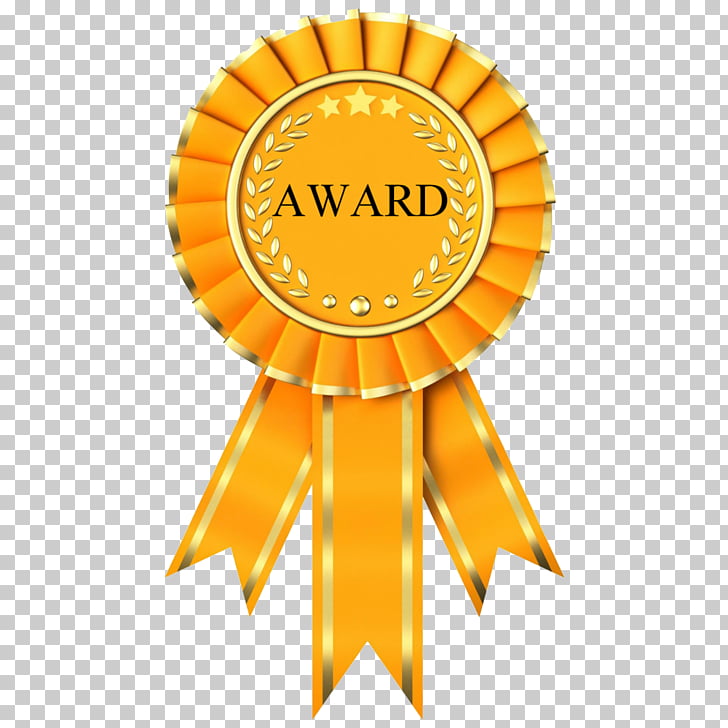 Award Trophy Rosette , Outstanding Performance s PNG clipart 