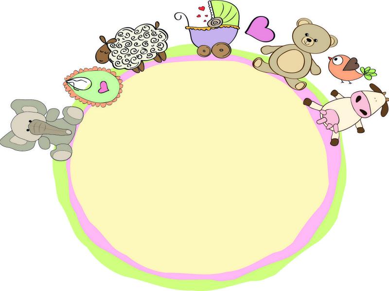 Baby Clipart Backgrounds for Powerpoint Templates - PPT Backgrounds