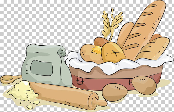 Bakery Rye bread Egg tart Basket, Food and bread PNG clipart 