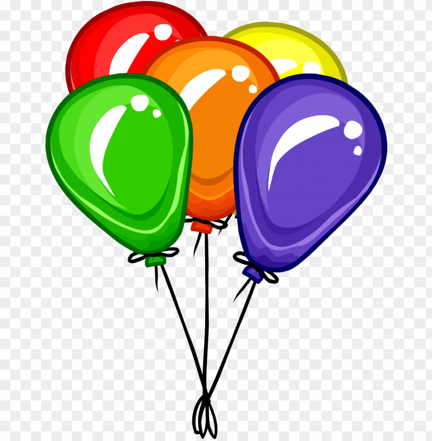 ballons transparent bunch - balloons clipart PNG image