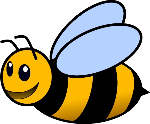 Bee clip art Free vector in Open office drawing svg 