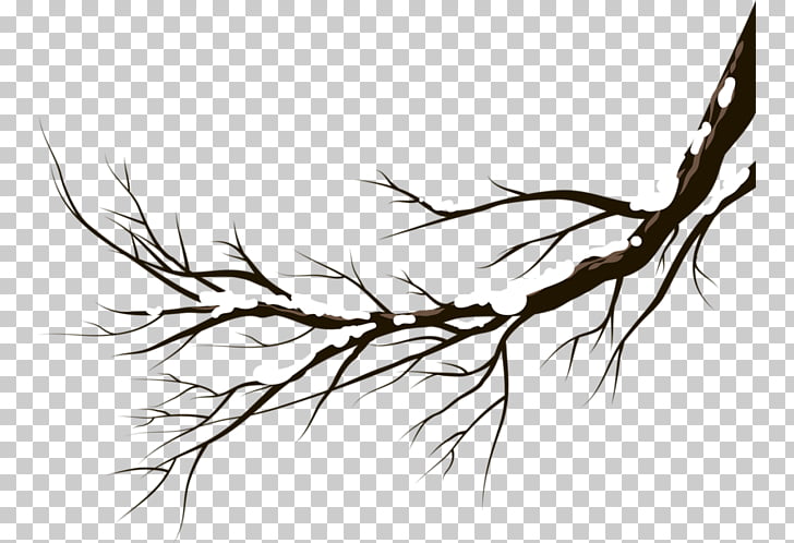 Bird Winter , Snow branch PNG clipart | free cliparts 