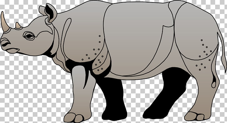 Black rhinoceros , Rhino Animal s PNG clipart | free cliparts 