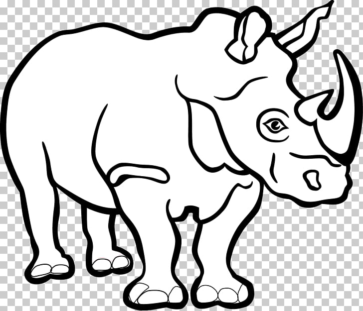 Black rhinoceros , Rhino PNG clipart | free cliparts 