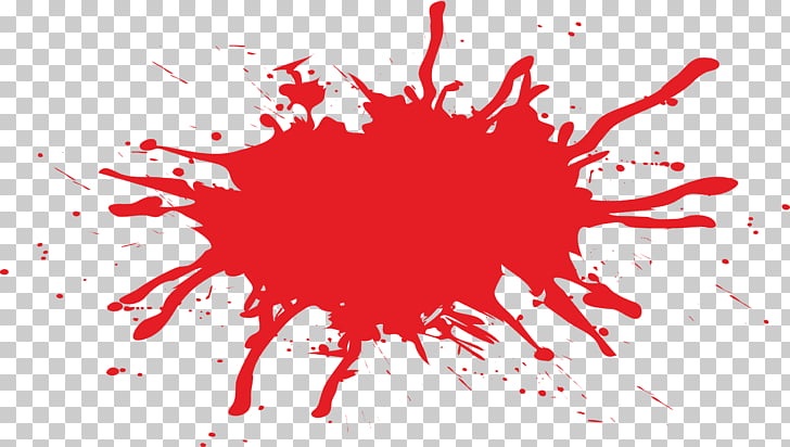 Blood Splatter film, A mass of blood, red splat paint PNG clipart 