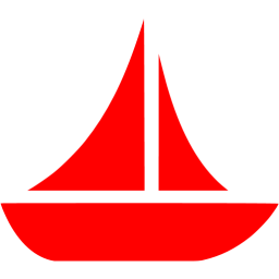 Sailboat Icon Red Clip Art Library