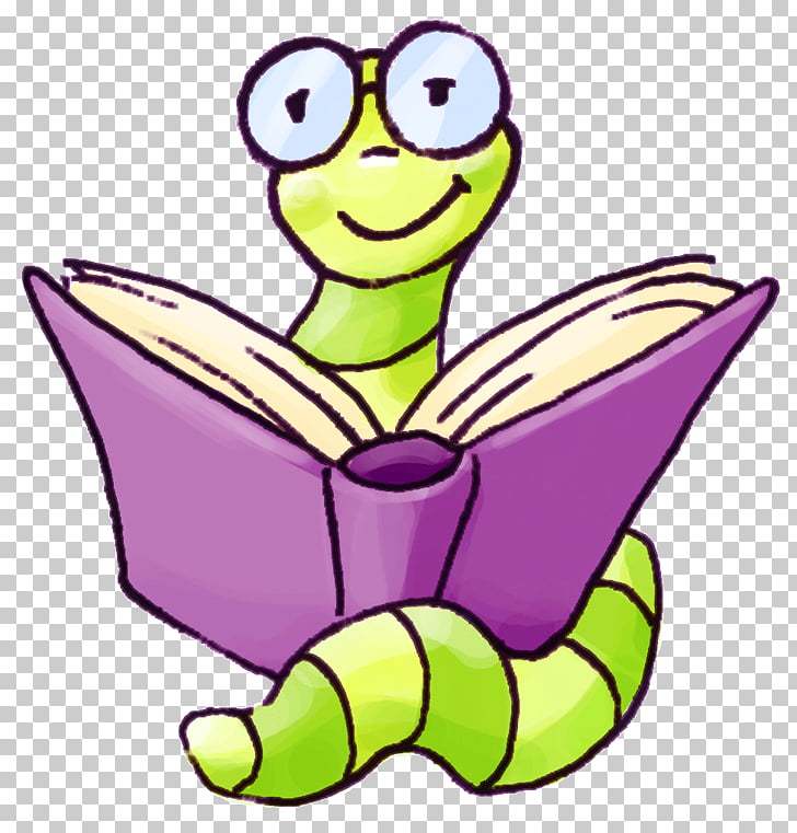 cute bookworm clipart free