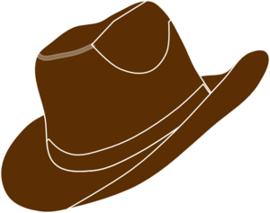 Brown hat clipart jpg 