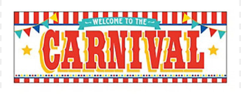 Carnival Banner Party Circus Sticker, PNG, Carnival 