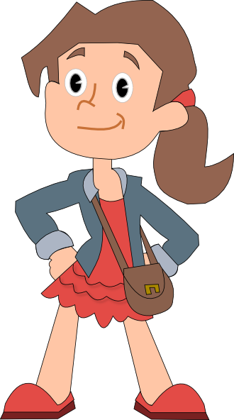 Free Cartoon Girl Clipart Pictures 