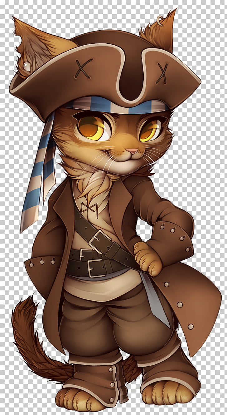Cat Piracy Costume , Pirate Cat s PNG clipart | free cliparts 