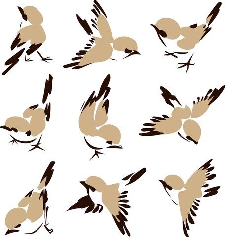 Chinese Painting Bird 01 Clip Art Free Download