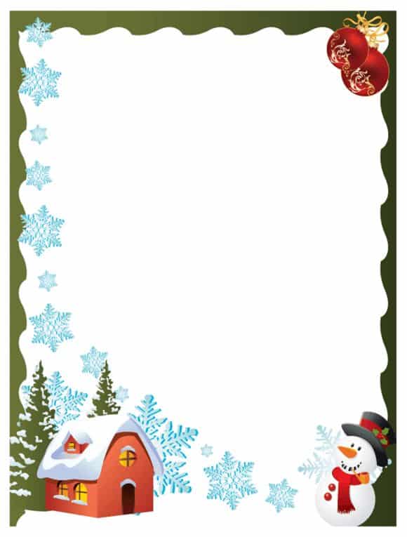 border word free christmas templates Clip Art Library