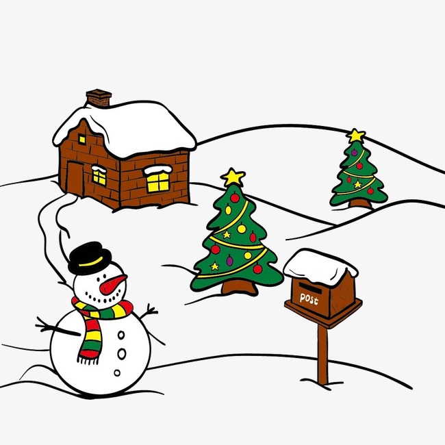 Christmas Scene Clipart  | Free download