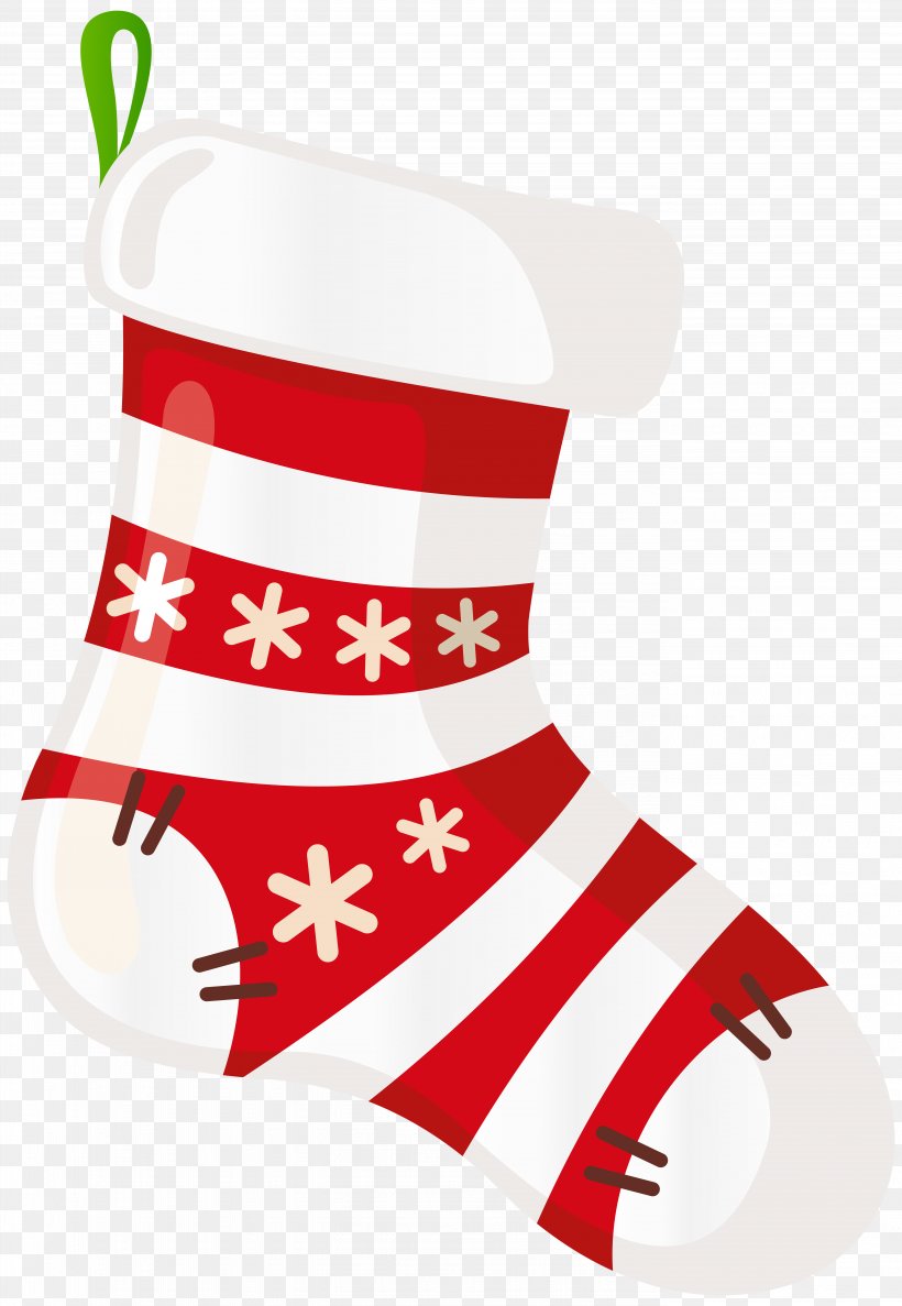 Christmas Stocking Clip Art, PNG, Santa Claus 