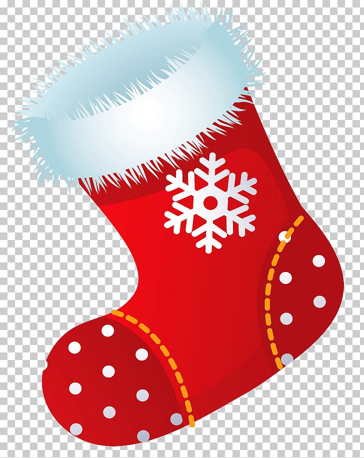 Christmas stocking Santa Claus , Xmas Stocking , red and white 