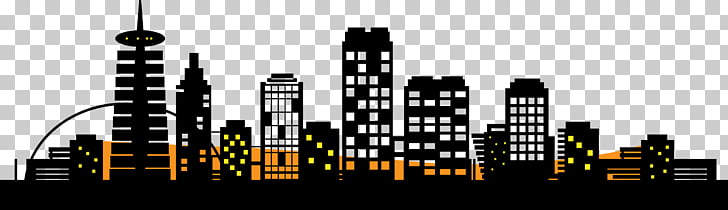 City Silhouette Skyline , City, black building PNG clipart | free 
