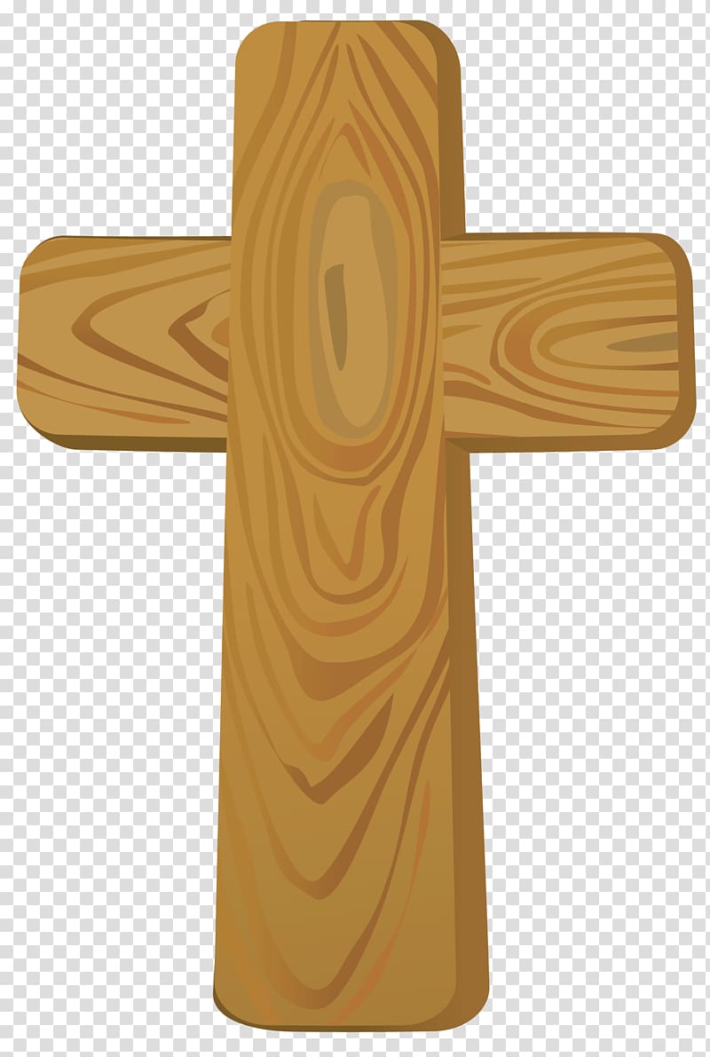 Brown cross illustration, Cross , Wooden Cross transparent 