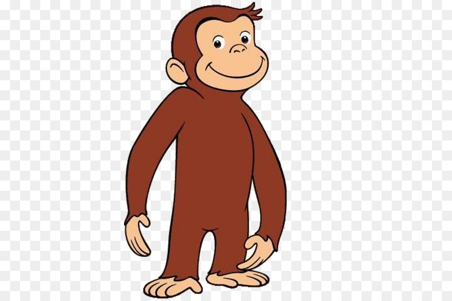 Curious George YouTube Animation Clip Art Monkey Cartoon Png.