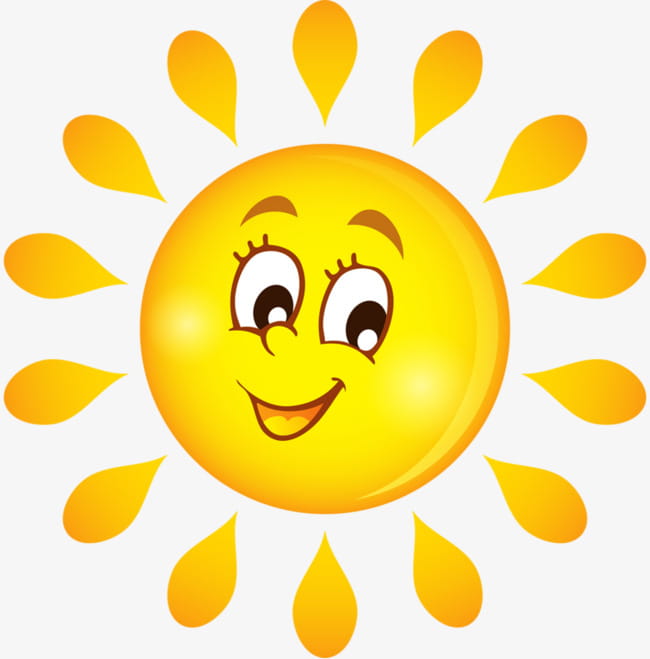 Cute sun PNG clipart | free cliparts 