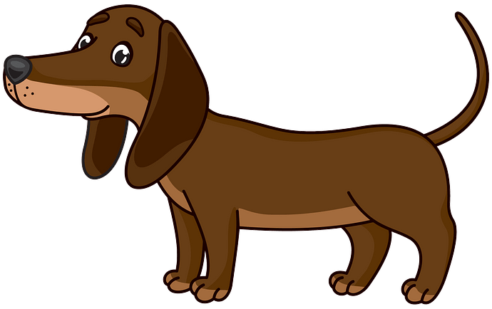 Dachshund clipart. Free download. 