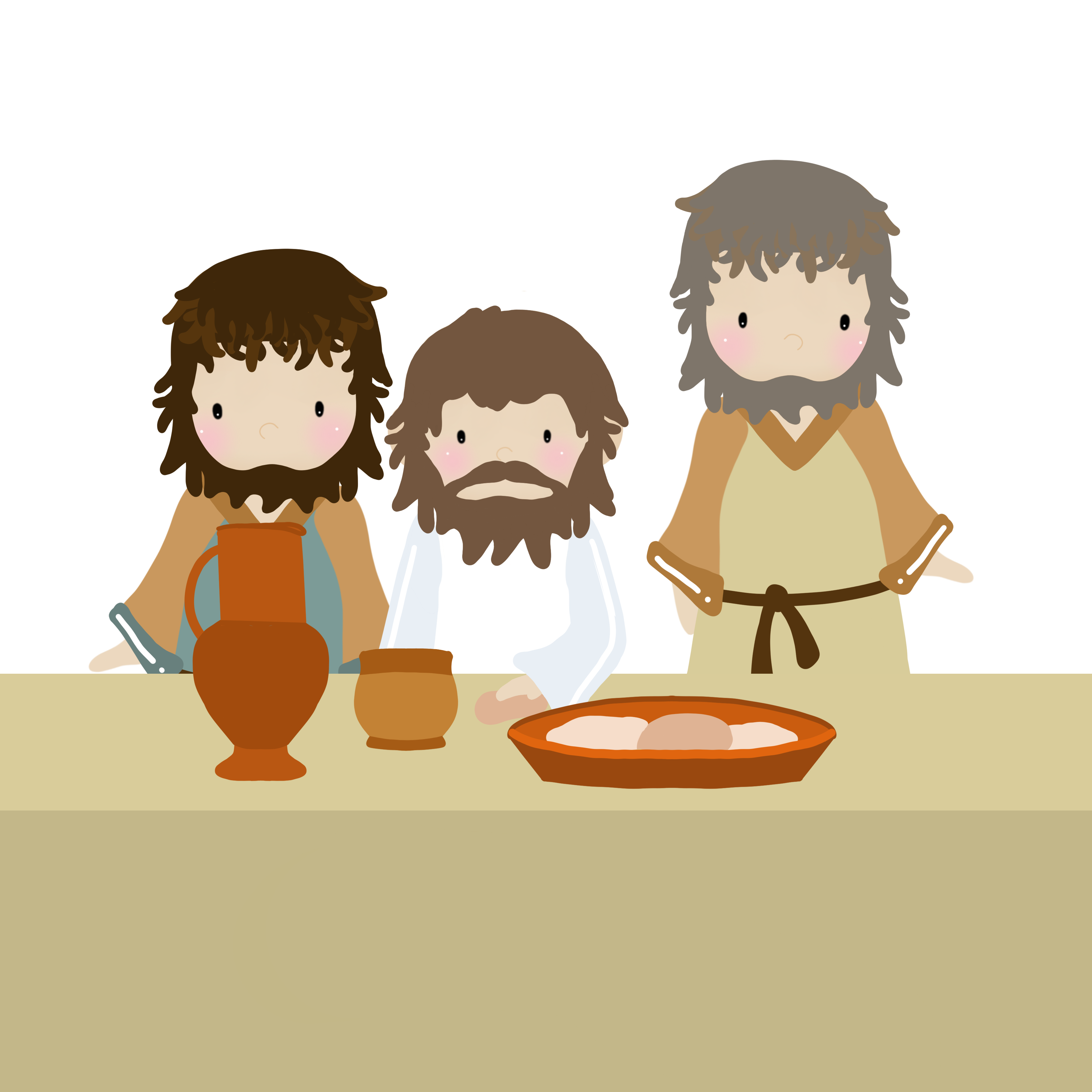 Jesus last supper Clipart lds free art by Free-LDS-Art 