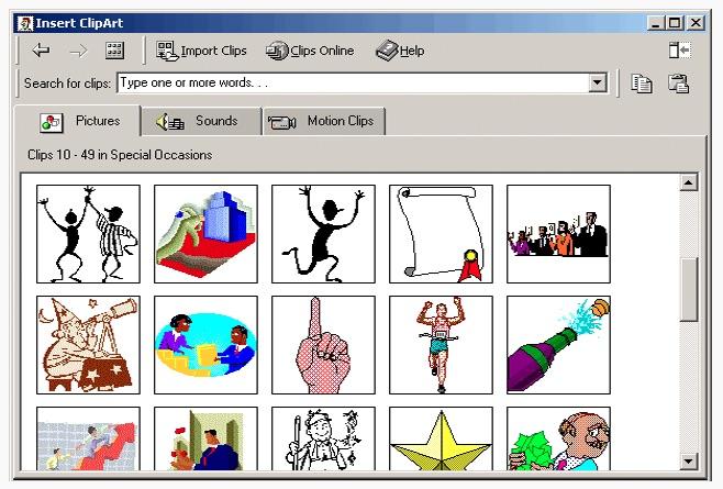 clip art for microsoft word 2003