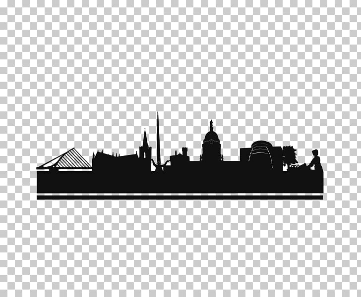 Dublin Skyline Drawing Limerick City, thick PNG clipart | free 