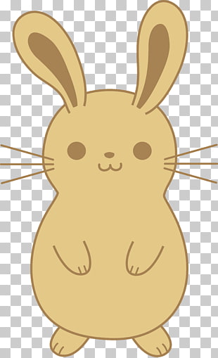 2 friendly Bunny Cliparts PNG cliparts for free download 