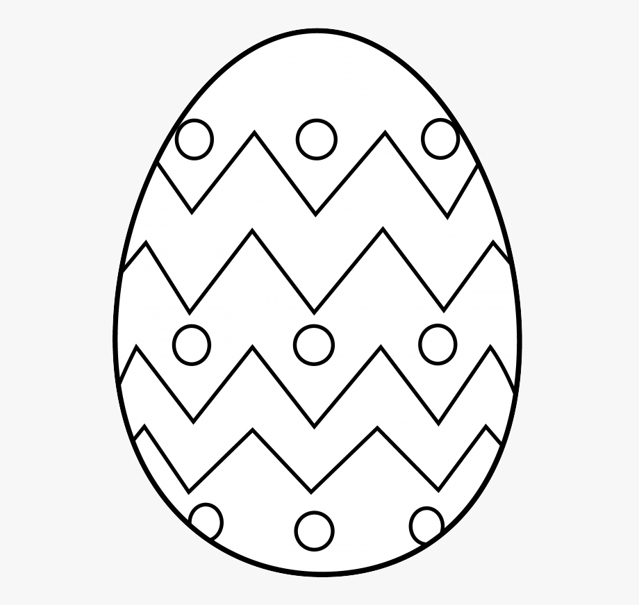 coloring : Easter Eggs Coloring Pages Clipart Black