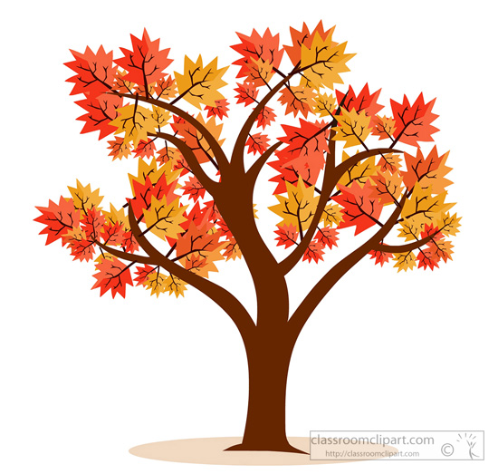 fall tree Seasonal clipart maple tree fall foliage jpg 