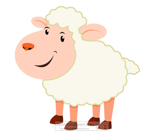 sheep farm clipart