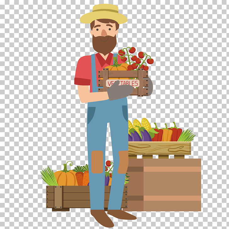Farmer Photography Illustration, Selling vegetables uncle 