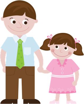 Father And Daughter Clipart  | Free download