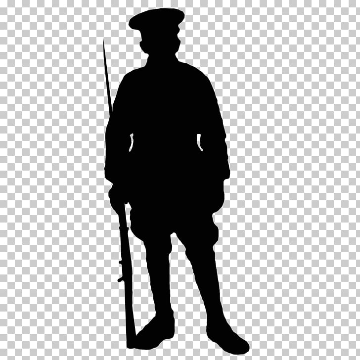 First World War Soldier Silhouette Army, soldiers PNG clipart 