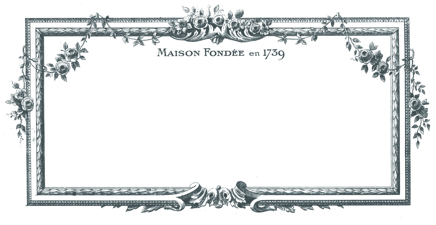 Vintage Clip Art - Beautiful French Frames - The Graphics Fairy