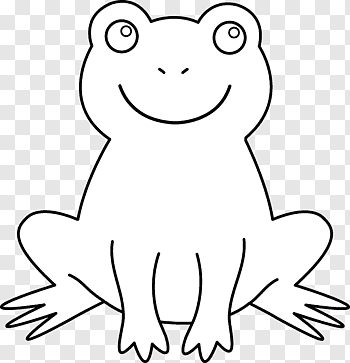 Frog Black and white, Bumpy Frog s PNG | PNGWave