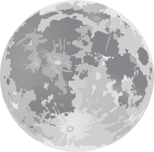 Full Moon clip art Free vector in Open office drawing svg 